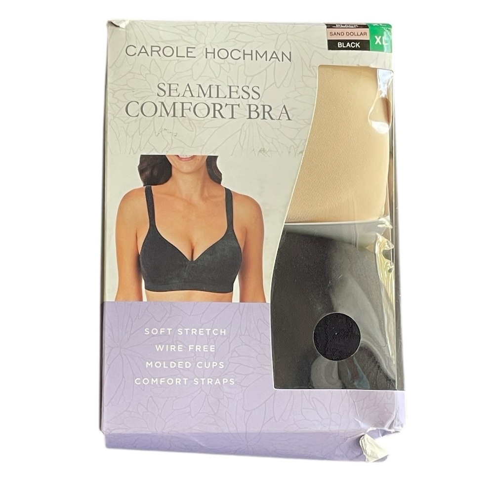 Midnight by Carole Hochman Seamless Comfort Bra -2-Pack